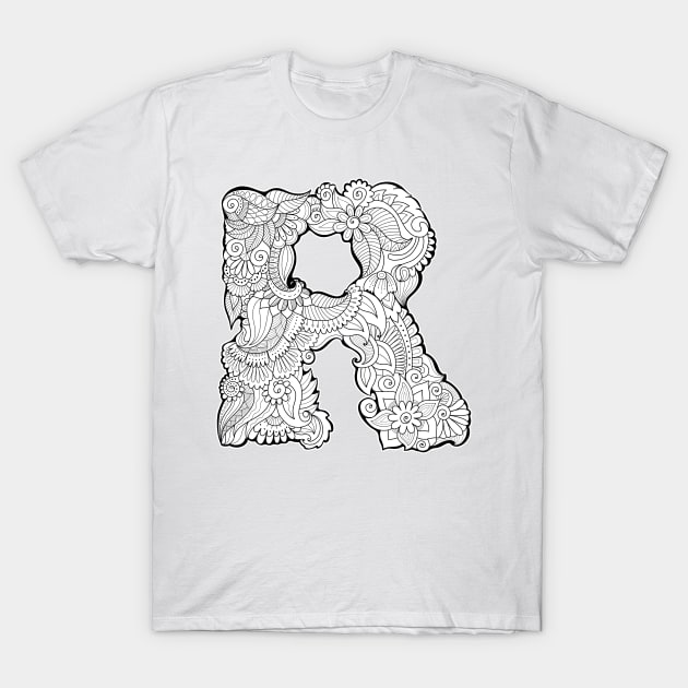 Letter R T-Shirt by ComPix